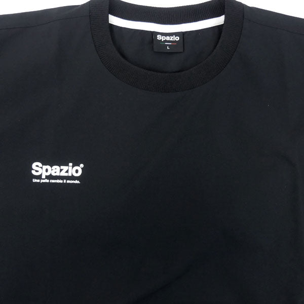 【ショップ限定エントリーでさらに+9倍】【ネコポス送料無料】スパッツィオSpazio半袖ラインリブピステTP0652サッカーフットサルトレーニングトップメンズ