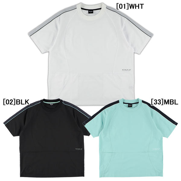 スパッツィオSpazioフレシキブルライン半袖オーバーTP0655サッカーフットサルピステトレーニングトップメンズ