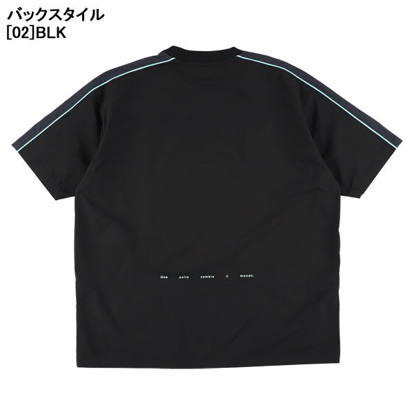 スパッツィオSpazioフレシキブルライン半袖オーバーTP0655サッカーフットサルピステトレーニングトップメンズ