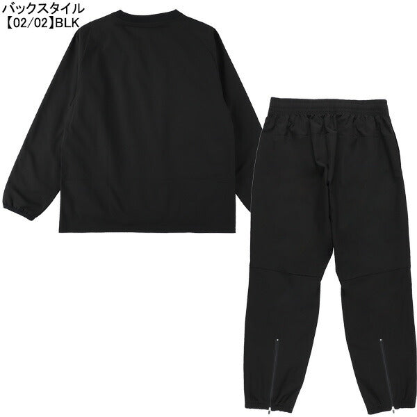 【上下セット】スパッツィオSpazioリブネック長袖ピステピステパンツTP0656-GE1135サッカーフットサルトレーニングウェアメンズ