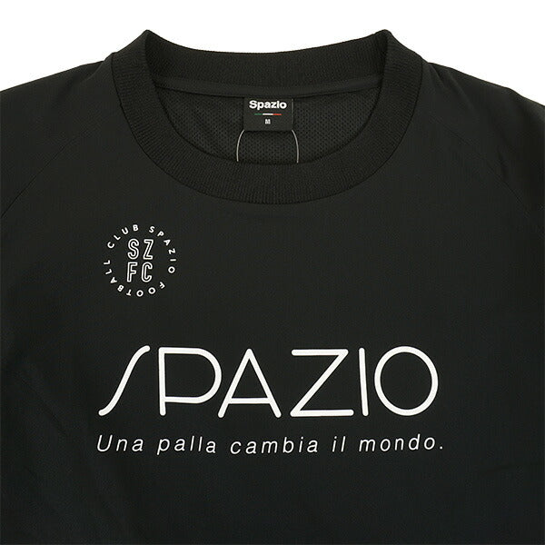 スパッツィオSpazioリブネック長袖ピステTP-0656サッカーフットサルトレーニングウェアメンズ