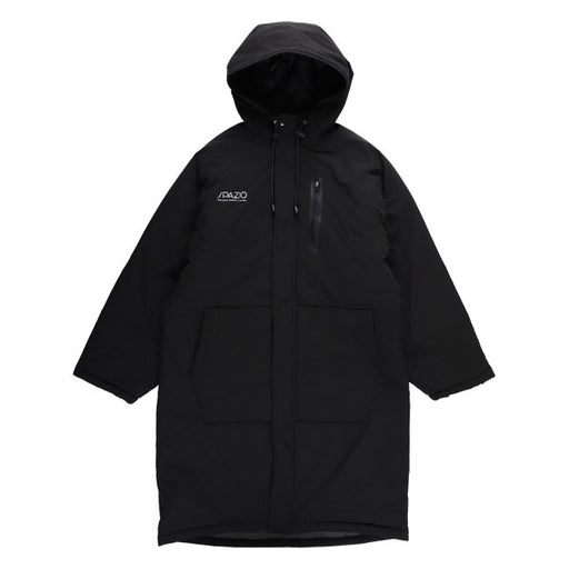 スパッツィオSpazioテクニカルラインベンチコートTP0658サッカーフットサルロングコート防寒メンズブラック