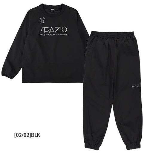 【上下セット】スパッツィオSpazioジュニアリブネック長袖ピステラインパンツTP0664BT0297サッカーフットサルトレーニングウェア子供用