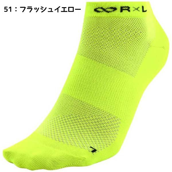 アールエルR×Lレーシンググリップソックス2足組TRR20Rランニングソックス滑り止めランニングマラソンレース