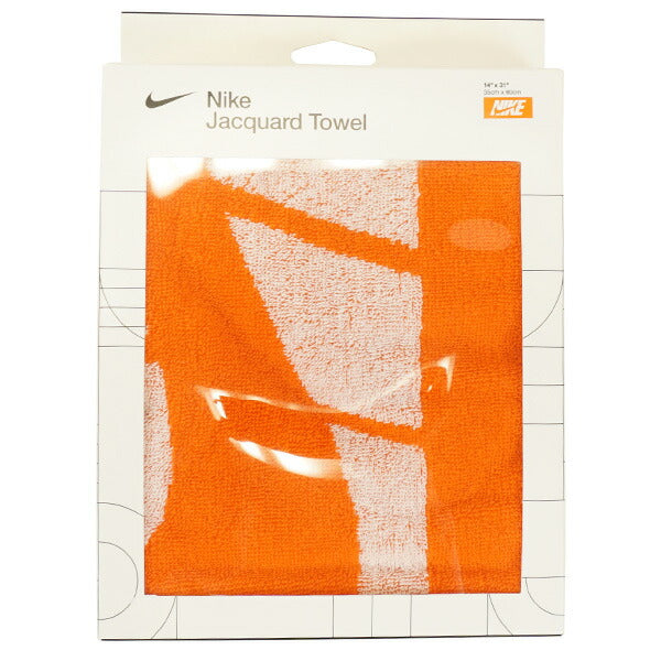 【ショップ限定エントリーでさらに+9倍】ナイキNIKEジャガードタオルMTW2000-836サッカーフットサル80×35cm化粧箱付きセーフティオレンジ