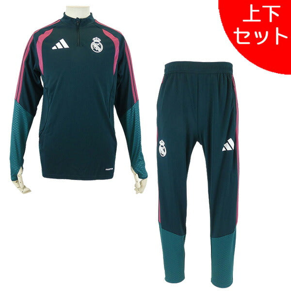 【上下セット】レアルマドリードRMD2026-27ティロ26コンペティショントレーニングトップスパンツTY084-WO986サッカーグリーンアディダスadidas