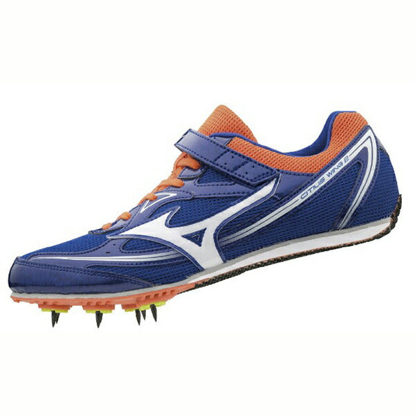 シティウスウィング2陸上スパイクミズノMIZUNOU1GA192401ランニングスパイク陸上スパイクブルー×ホワイト×オレンジ中長距離向け