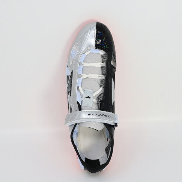 【ショップ限定エントリーでさらに+9倍】ミズノMIZUNO陸上スパイククロノインクスU1GA210040短距離向けオールウェザーシルバーNEWカラー