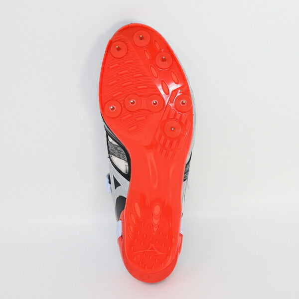 【ショップ限定エントリーでさらに+9倍】ミズノMIZUNO陸上スパイククロノインクスU1GA210040短距離向けオールウェザーシルバーNEWカラー