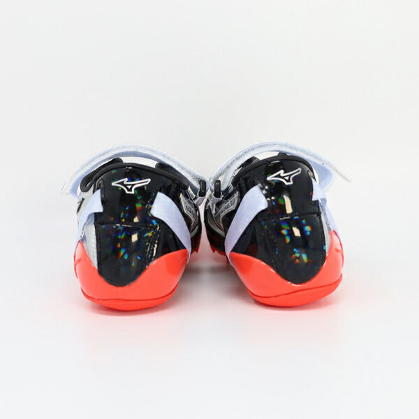 【ショップ限定エントリーでさらに+9倍】ミズノMIZUNO陸上スパイククロノインクスU1GA210040短距離向けオールウェザーシルバーNEWカラー