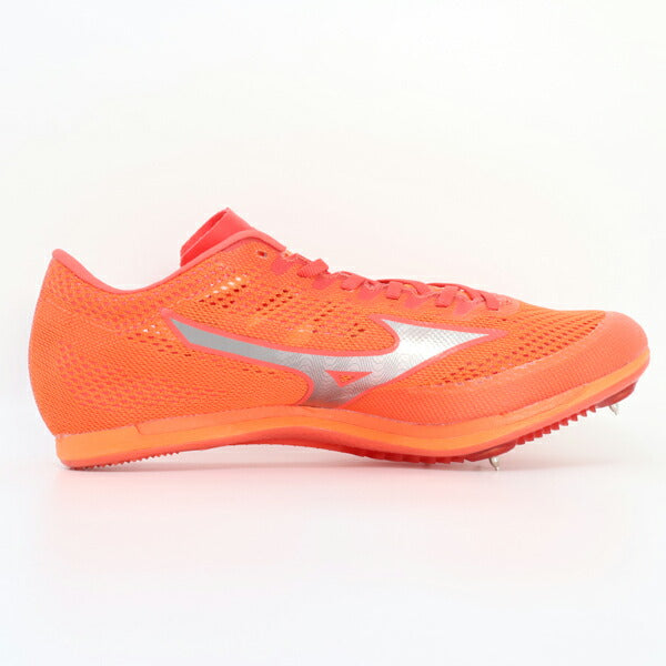 【ショップ限定エントリーでさらに+9倍】ミズノMIZUNOメンズレディース陸上スパイクXSTREAMMDU1GA231312エックスストリーム短距離中距離オールウェザートラック専用オレンジ