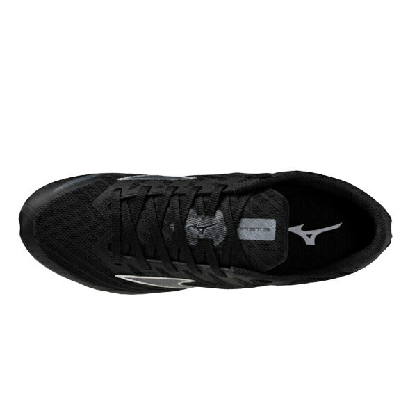 エックスファースト3ワイドミズノmizunoU1GA2581-02ブラック陸上スパイクエントリーモデル土トラック兼用