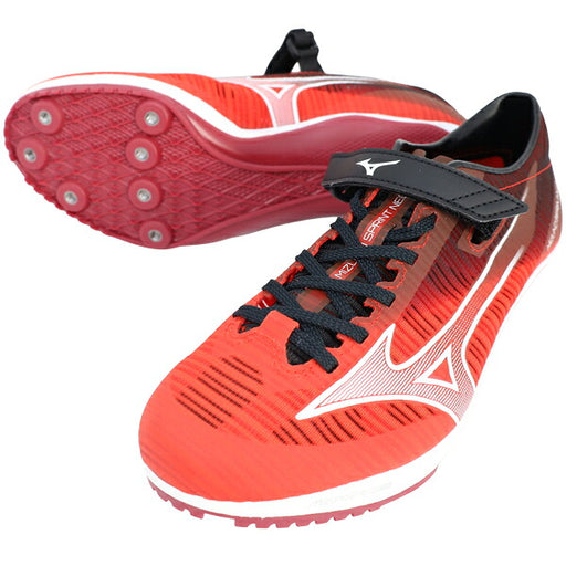 ミズノmizunoミズノスプリントNEO陸上スパイク短距離用オールウェザートラック専用2E相当U1GA2650-02