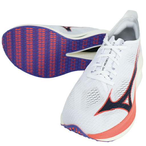 【ショップ限定エントリーでさらに+9倍】ミズノMIZUNOメンズランニングシューズWAVEREBELLIONPRO3ウエーブリベリオンプロ3マラソンジョギング厚底ホワイトU1GD2530-11