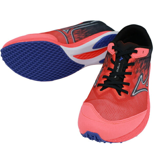 ミズノMIZUNOメンズランニングシューズWAVEDUEL4ウエーブデュエル4マラソンジョギングピンクU1GD2550-11