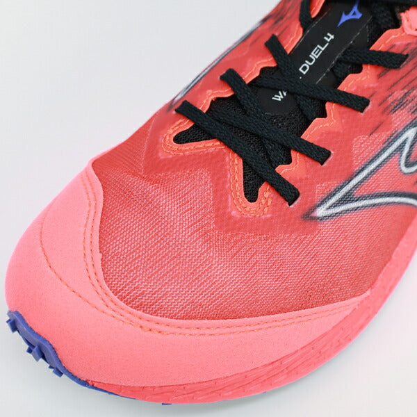 ミズノMIZUNOメンズランニングシューズWAVEDUEL4ウエーブデュエル4マラソンジョギングピンクU1GD2550-11