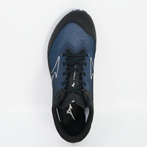 ミズノMIZUNOメンズランニングシューズWAVEDUEL4ウエーブデュエル4マラソンジョギングネイビーU1GD2550-12