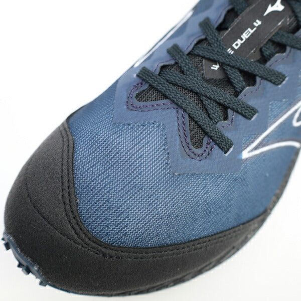 ミズノMIZUNOメンズランニングシューズWAVEDUEL4ウエーブデュエル4マラソンジョギングネイビーU1GD2550-12