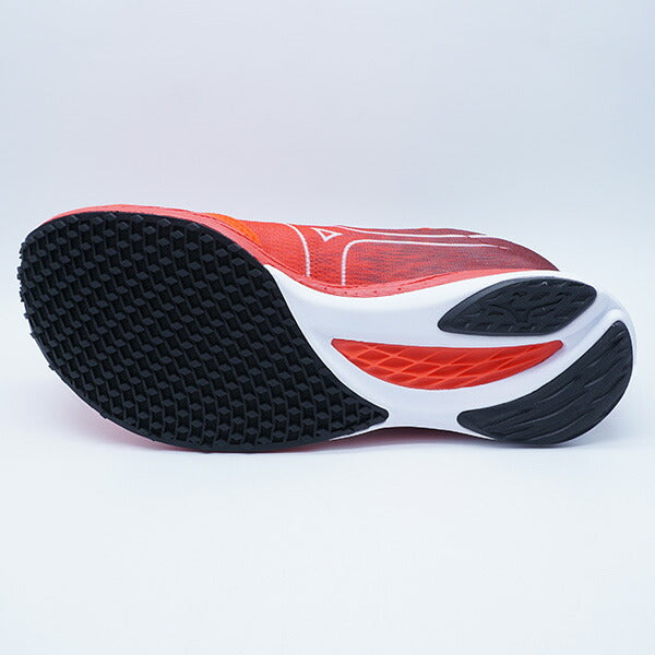 ウェーブデュエル4ミズノmizunoU1GD2550-22レッドランニングシューズ