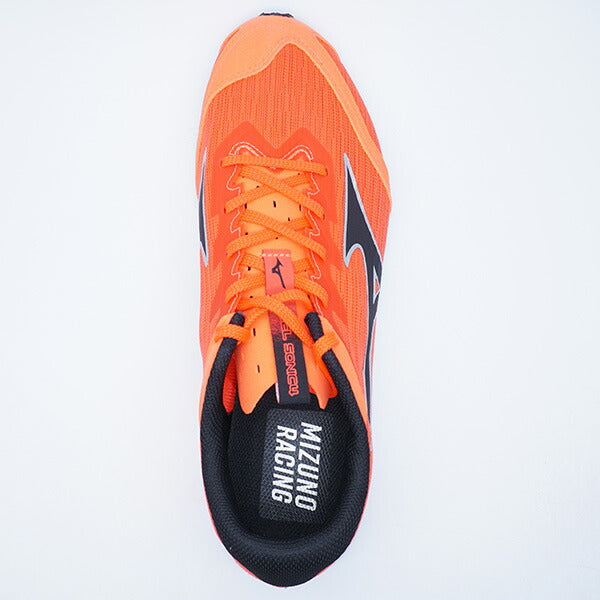 デュエルソニック4ミズノmizunoU1GD2570-06レッド軽量ランニングシューズレーシング