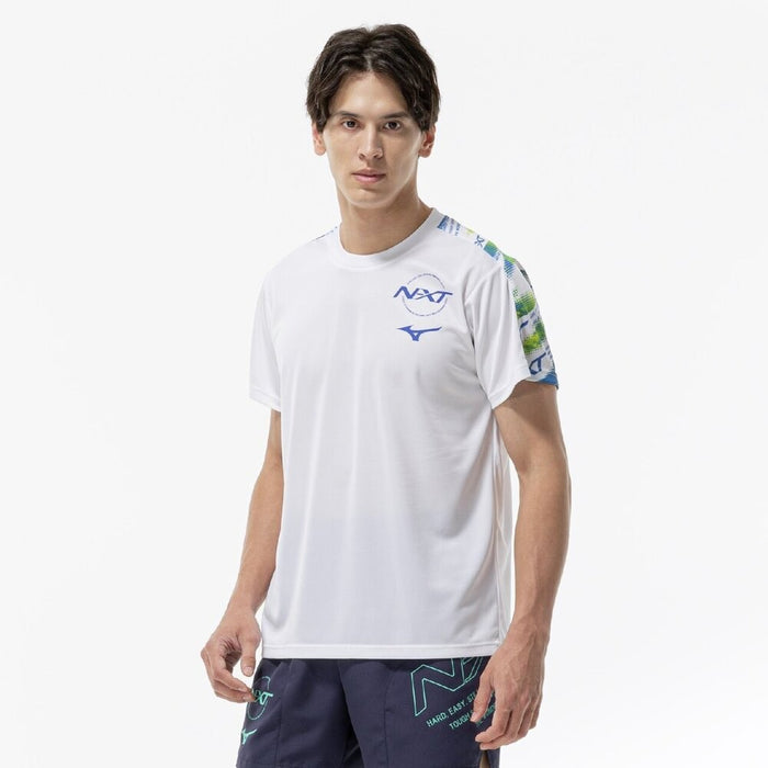 【ネコポス対応可】ミズノMIZUNO陸上メンズレディースN-XTプラクティスシャツ半袖U2JAD015-01