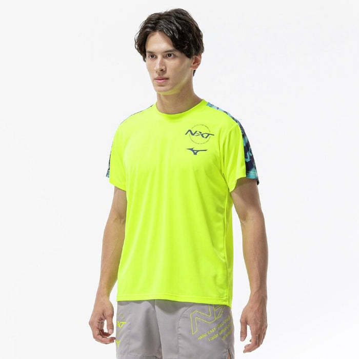 【ネコポス対応可】ミズノMIZUNO陸上メンズレディースN-XTプラクティスシャツ半袖U2JAD015-01