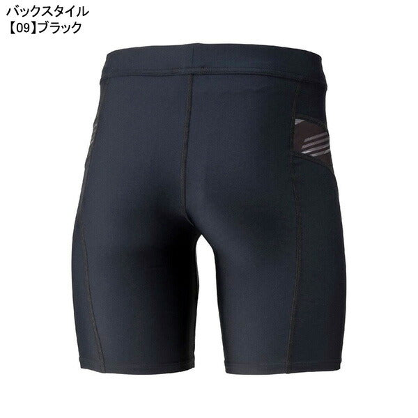 【ネコポス対応可】ミズノmizunoMTCレーシングタイツハーフU2MBD013ランニング陸上競技スパッツメンズ