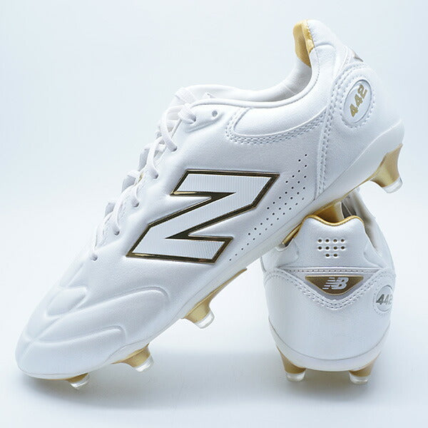 442ELITEFGDニューバランスNewBalanceU41F2RHDホワイトゴールドサッカースパイク天然芝