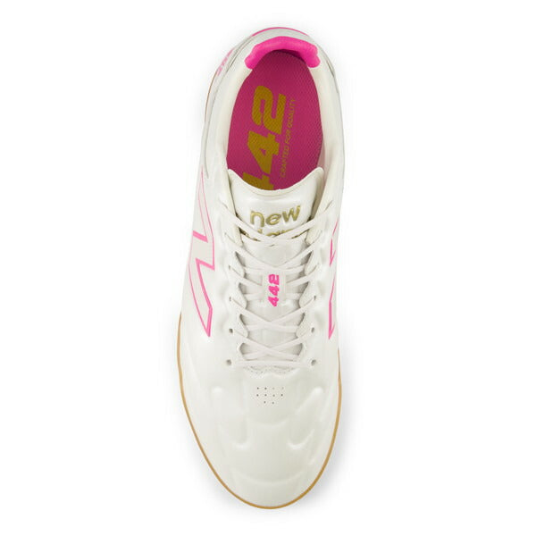 442EliteINV3ニューバランスNewBalanceU41I3K7-2Eホワイトピンクフットサルシューズインドア室内用