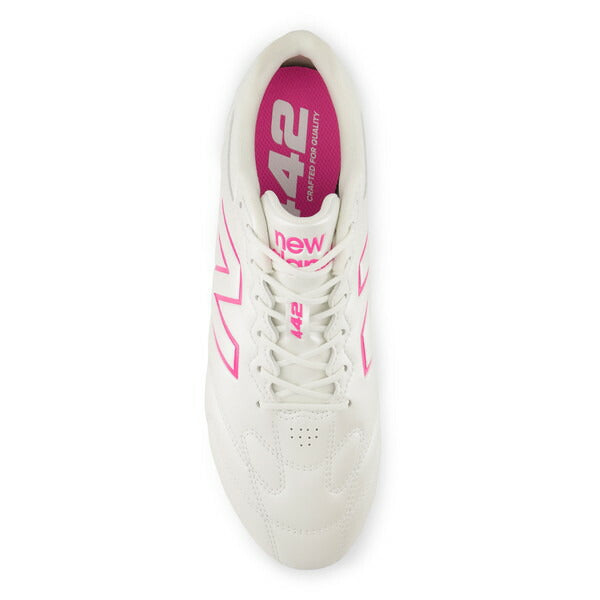 442TeamHG/AGV3ニューバランスNewBalanceU43H60L-2Eホワイトピンクサッカースパイク