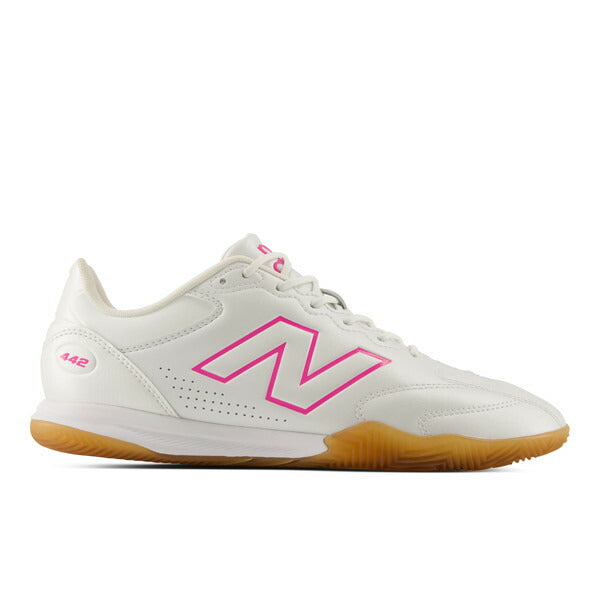 442TeamINV3ニューバランスNewBalanceU43I2Q0-2Eホワイトピンクフットサルシューズインドア室内用