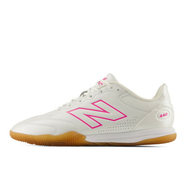 442TeamINV3ニューバランスNewBalanceU43I2Q0-2Eホワイトピンクフットサルシューズインドア室内用
