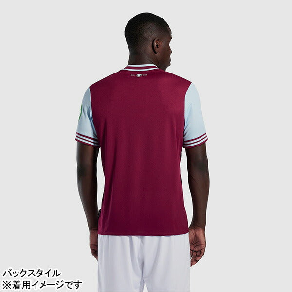 【ショップ限定エントリーでさらに+9倍】ウェストハム2024-25レプリカホームユニフォームUDA6431H-REDサッカーレッド半袖アンブロumbro