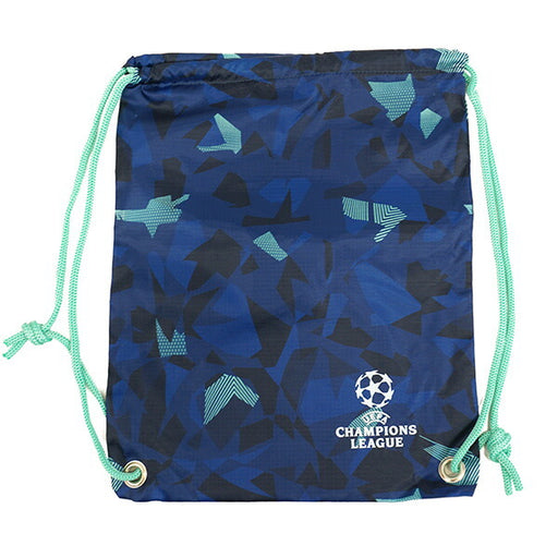 【ネコポス対応可】UEFAチャンピオンズリーグオフィシャルジムバッグ42×33.5cmUEFA-GYMBAG-PTサッカーナップサック小物シューズ着替えネイビー