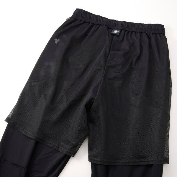 【上下セット】アンブロumbroTHETHIRD裏メッシュラインドクロストップパンツUF4FWB30M-UF4FPZ30Mサッカーフットサルピステ練習着メンズ