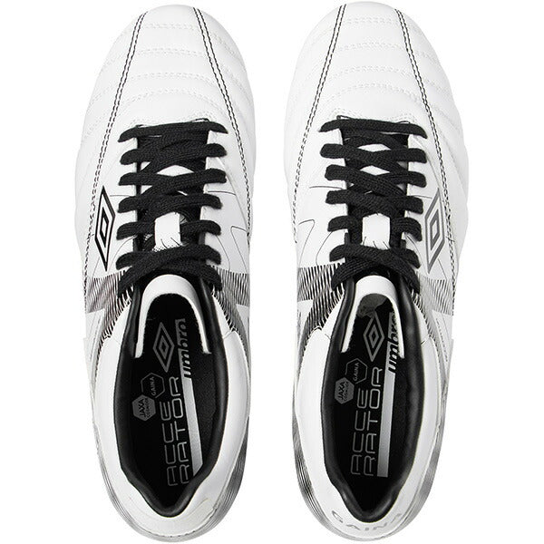 アクセレイター+GAINAHGアンブロumbroUF5FCSB1M-WHBKホワイトサッカースパイク