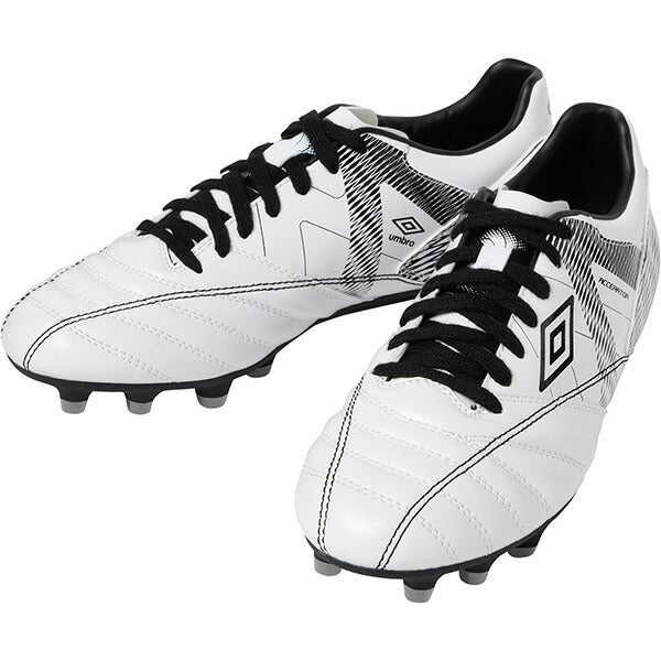 アクセレイター+GAINAHGアンブロumbroUF5FCSB1M-WHBKホワイトサッカースパイク