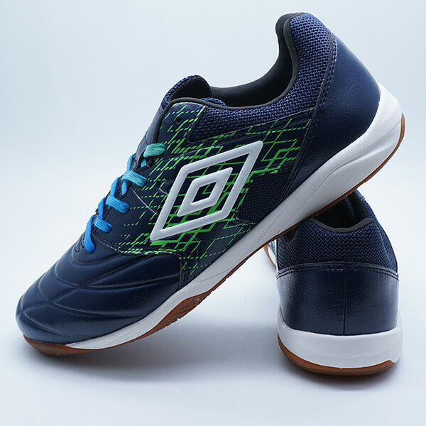 アクセレイターサラWIDEINアンブロumbroUF5FCSF2M-NVGRネイビーフットサルシューズインドア室内用