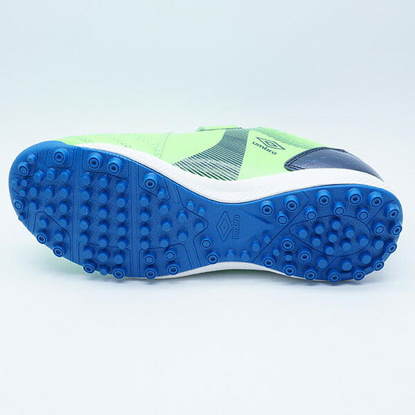 アクセレイターSBJRWIDEアンブロumbroUF5FCST2-GRNVグリーンジュニアサッカートレーニングシューズベルクロ