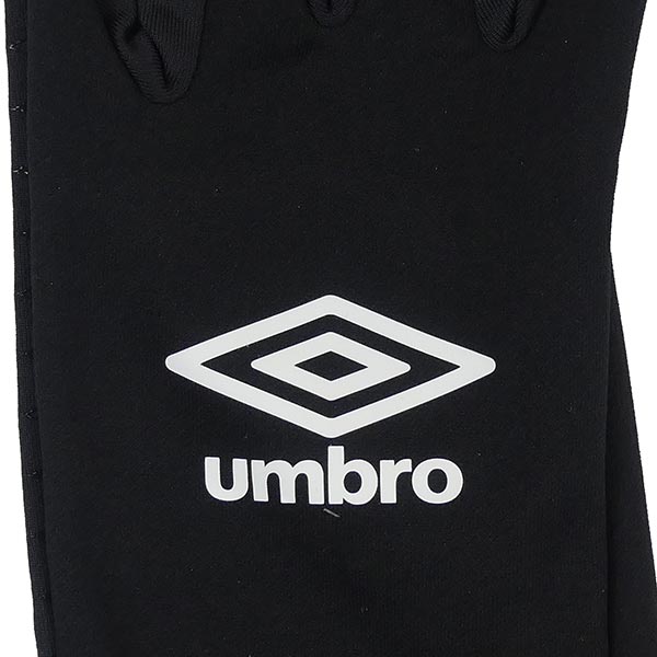 【ネコポス送料無料】アンブロumbroフィールドプレイヤーグローブ手袋UF5FGV02Uサッカーフットサル防寒滑り止めつき大人用