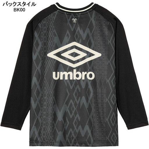 アンブロumbroTHETHIRDbyUMBROジュニアグラフィック長袖プラクティスシャツUF5FLS50Jサッカーフットサルプラシャツ練習着子供用