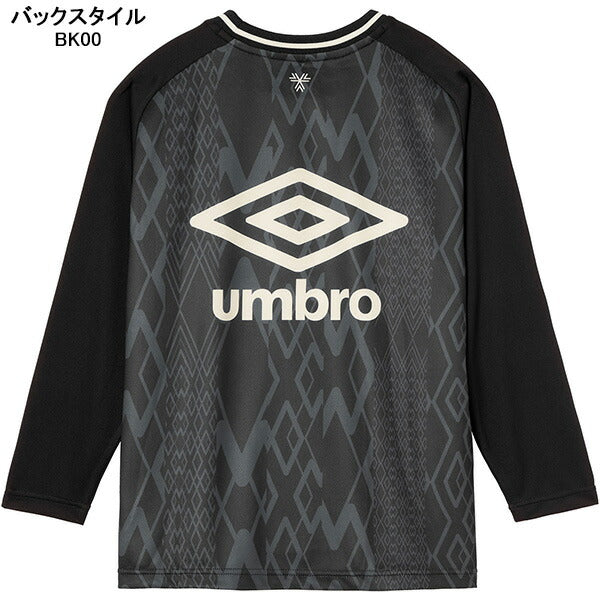 アンブロumbroTHETHIRDbyUMBROジュニアグラフィック長袖プラクティスシャツUF5FLS50Jサッカーフットサルプラシャツ練習着子供用