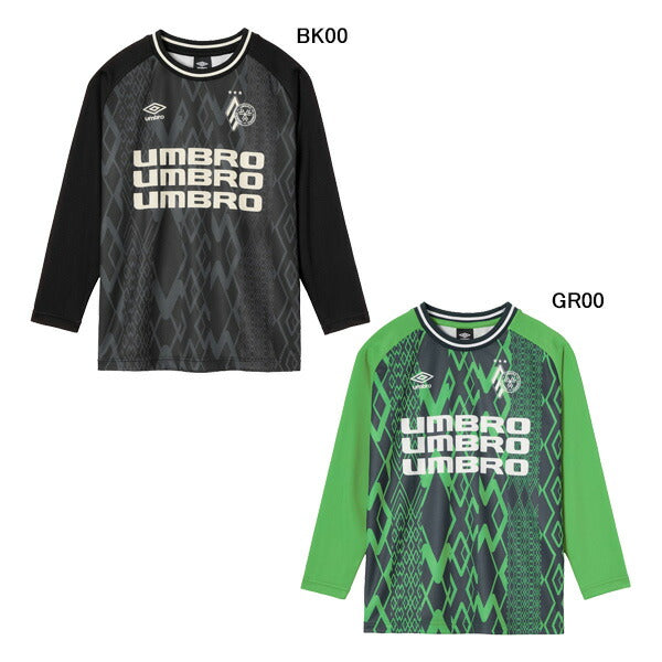 アンブロumbroTHETHIRDbyUMBROジュニアグラフィック長袖プラクティスシャツUF5FLS50Jサッカーフットサルプラシャツ練習着子供用