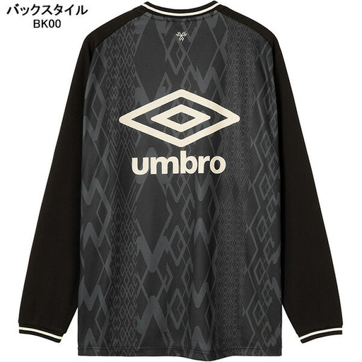 アンブロumbroTHETHIRDbyUMBROグラフィック長袖プラクティスシャツUF5FLS50Mサッカーフットサルプラシャツ練習着メンズ