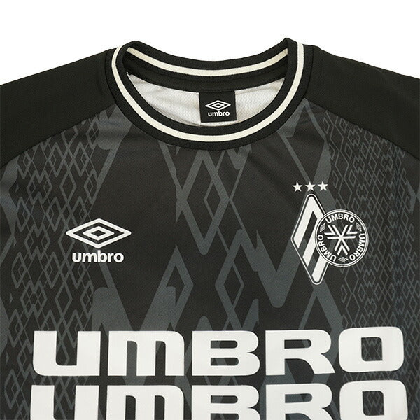 アンブロumbroTHETHIRDbyUMBROグラフィック長袖プラクティスシャツUF5FLS50Mサッカーフットサルプラシャツ練習着メンズ