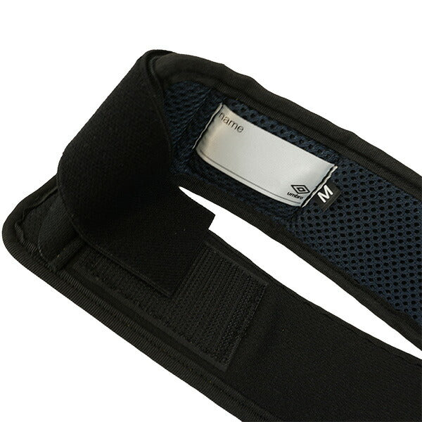 【ネコポス送料無料】アンブロumbroジュニアプロテクトヘッドバンドUF5SAZ01Uサッカーフットサルクッション性頭部保護子供用ブラック