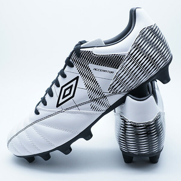 【ショップ限定エントリーでさらに+9倍】アクセレイターHGアンブロumbroUF5SFCB3M-WHBKホワイトブラックサッカースパイク