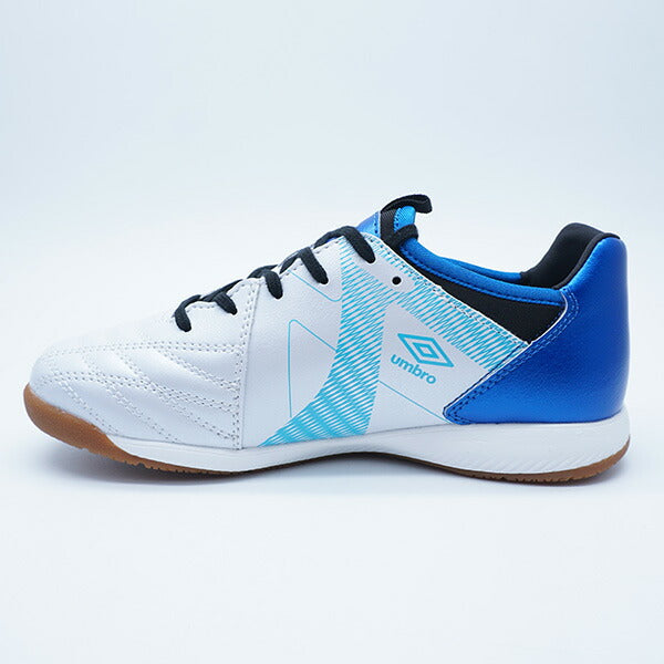 【ショップ限定エントリーでさらに+9倍】アクセレイターTRJRWIDEINアンブロumbroUF5SFCF1J-WHBLホワイトジュニアフットサルシューズインドア室内用