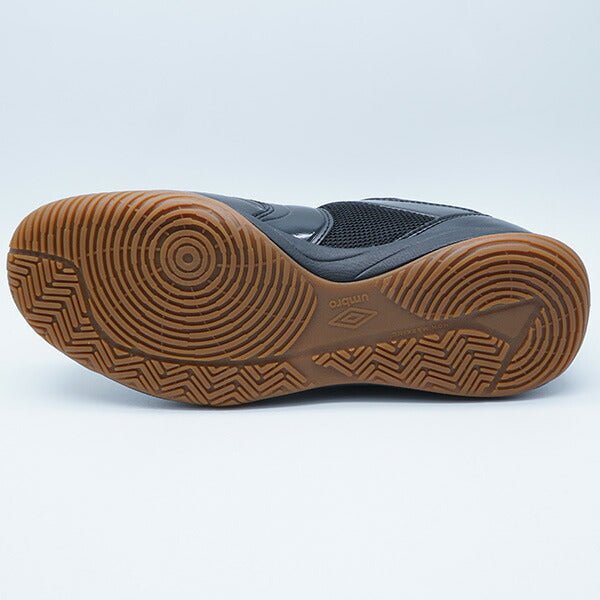 アクセレイターサラWIDEINアンブロumbroUF5SFCF1M-BKGYブラックフットサルシューズインドア室内用