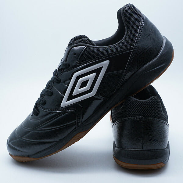 アクセレイターサラWIDEINアンブロumbroUF5SFCF1M-BKGYブラックフットサルシューズインドア室内用